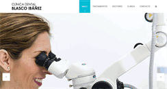 Desktop Screenshot of clinicablascoibanez.com